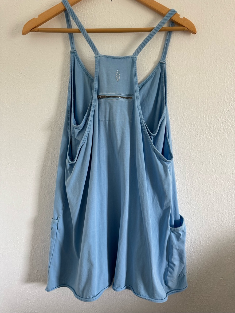 Free people hot shot Light Blue Sleeveless Pocket Sundress - Picture 4 of 4